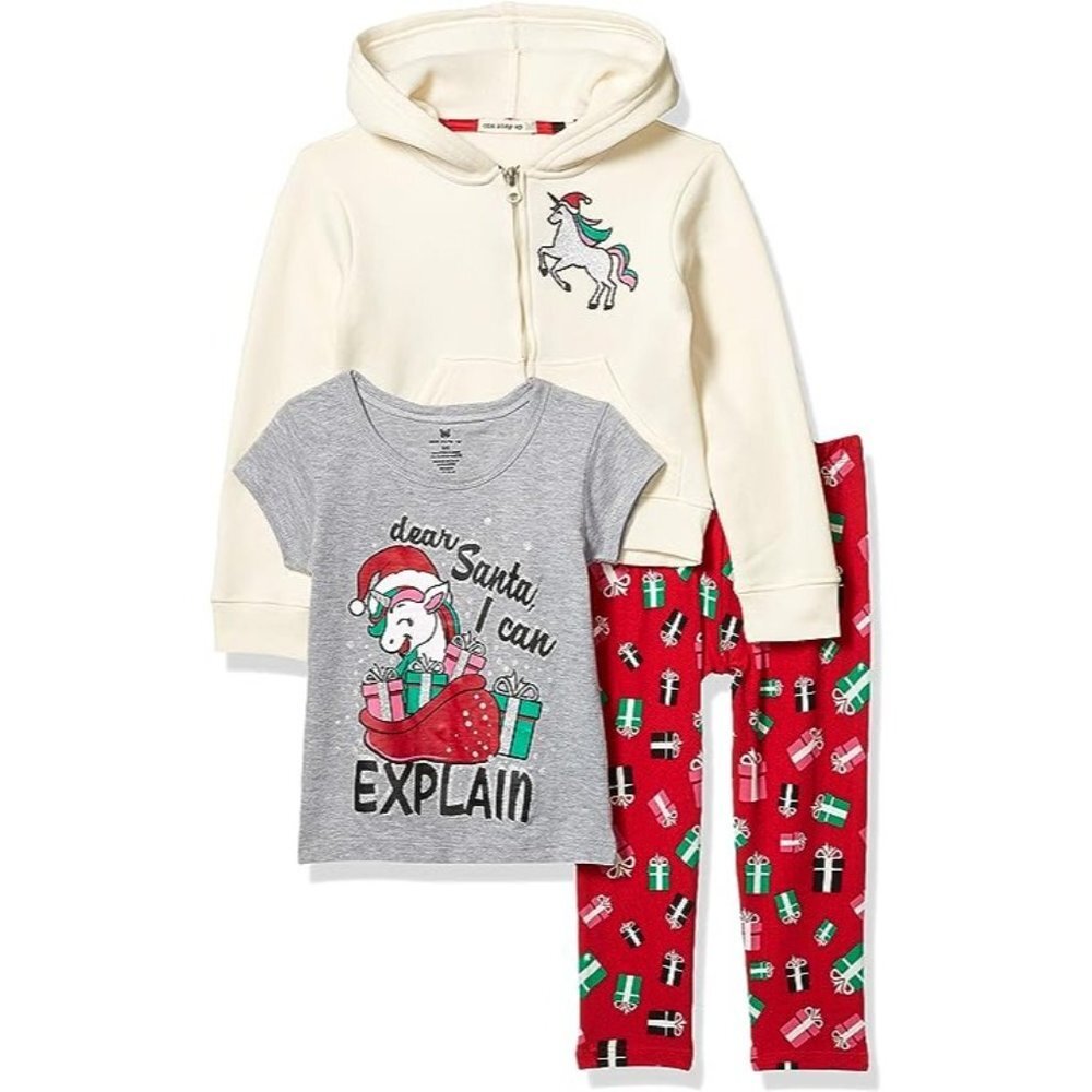 One Step Up girls 3 Piece Legging Set - Size 6X